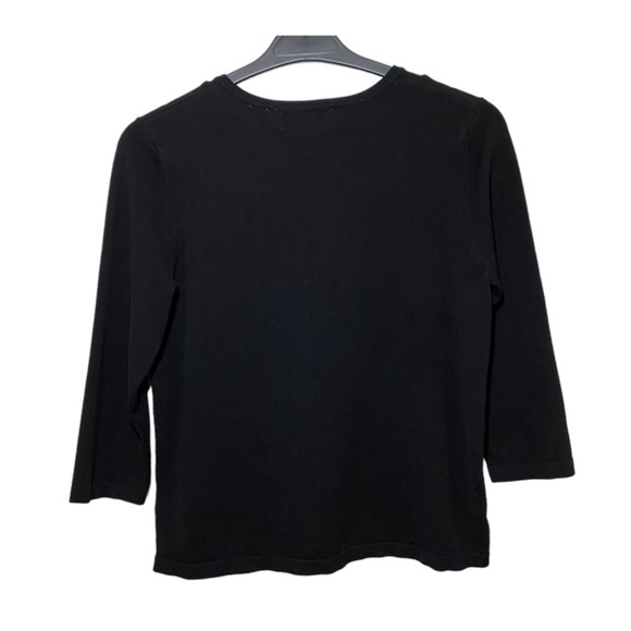 Alfred Dunner Embroidered & Beaded 3/4 Top Size PL - Picture 2 of 4